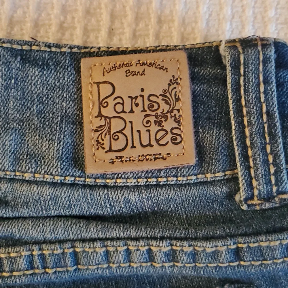 Paris Blues Blue Denim Women's Jean Shorts - Picture 4 of 7